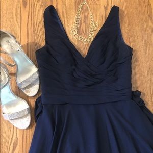 Watters Bridesmaid Dress Navy